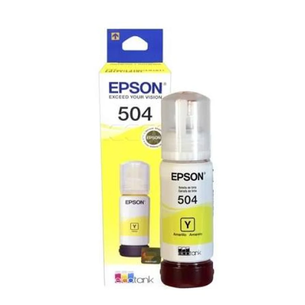 CARTUCHO EPSON MODELO T504 AMARILLO, PARA L4150, L4160, L6161, L6171, L6191