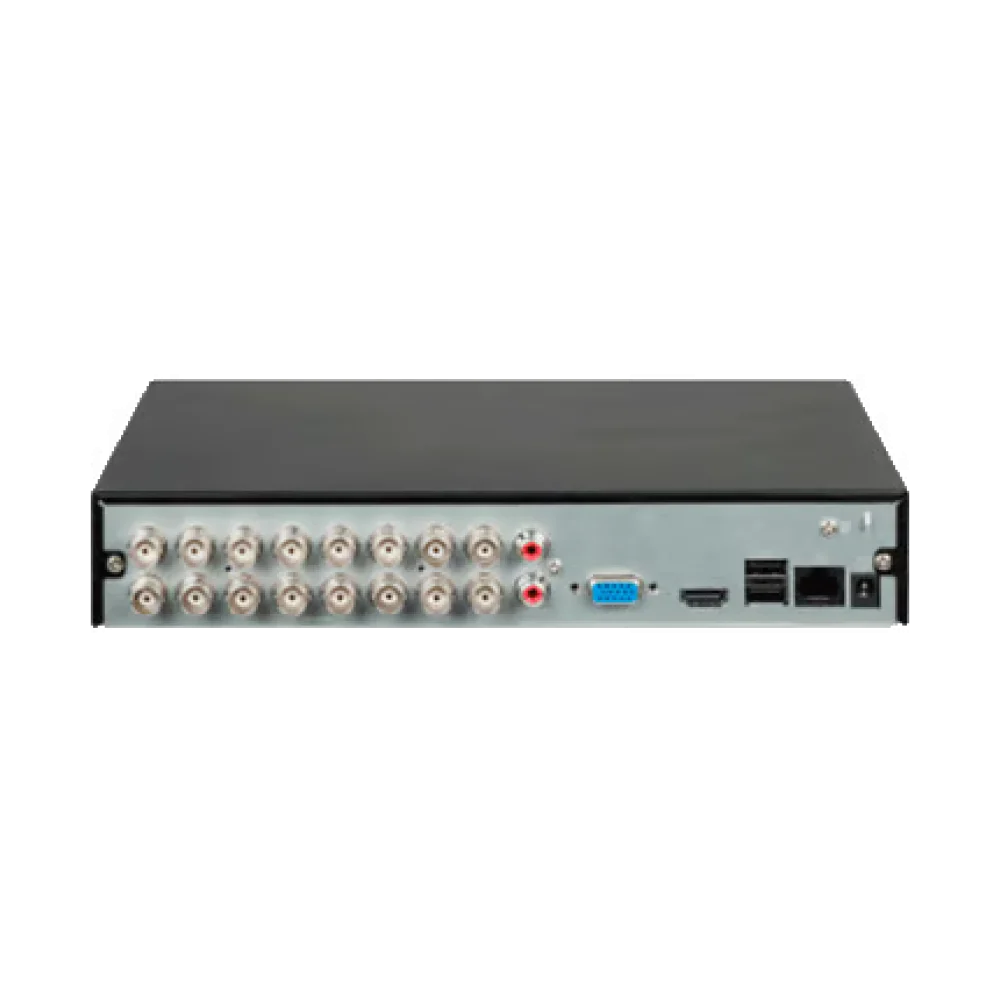 DVR/ DAHUA/ DH-XVR1B16H-I/T DE 16 CANALES 5MP LITE CON WIZSENSE Y H.265+/ HDCVI X PLUS/ AUDIO BIDIRECCIONAL/ + 8 IP, O HASTA 24 CANALES IP/SMD PLUS Y BUSQUEDA INTDE HUMANOS Y VEHICULOS/COMP 