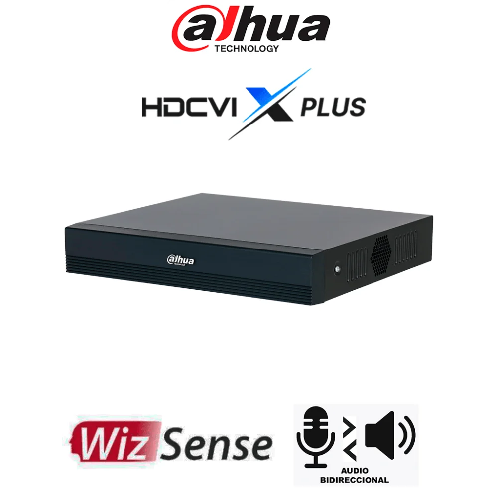 DVR/ DAHUA/ DH-XVR1B16-I/T HDCVI X PLUS/ 16 CANALES 1080P LITE WIZSENSE Y COOPER-I/ AUDIO BIDIRECCIONAL EN LOS 16 CANALES/ H.265+/ SOPORTA HASTA 18 CANALES IP Y 8 CANALES CON SMD PLUS/ BUSQU
