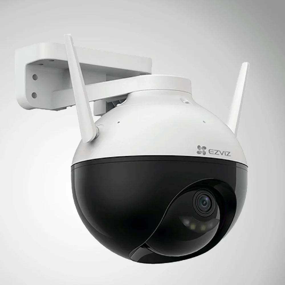 CAMARA EZVIZ  WIFI/ CS-C8C / 3K 5MP / PT / EXTERIOR / VISION NOCTURNA A COLOR / AUDIO BIDIRECCIONAL / VISION 360 / DETECCION DE PERSONA Y VEHICULOS / AUTO ZOOM/ IP65 /H2.65/SAP 303102933