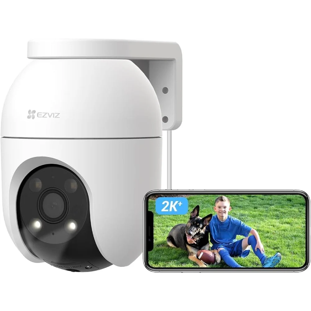 CAMARA EZVIZ WI FI / C8C / 4K 8MP / PT / EXTERIOR / VISION NOCTURNA / AUDIO BIDIRECCIONAL/ VISION 360/ DETECCION INTELIGENTE DE PERSONA Y VEHICULOS / AUTO ZOOM/ IP65