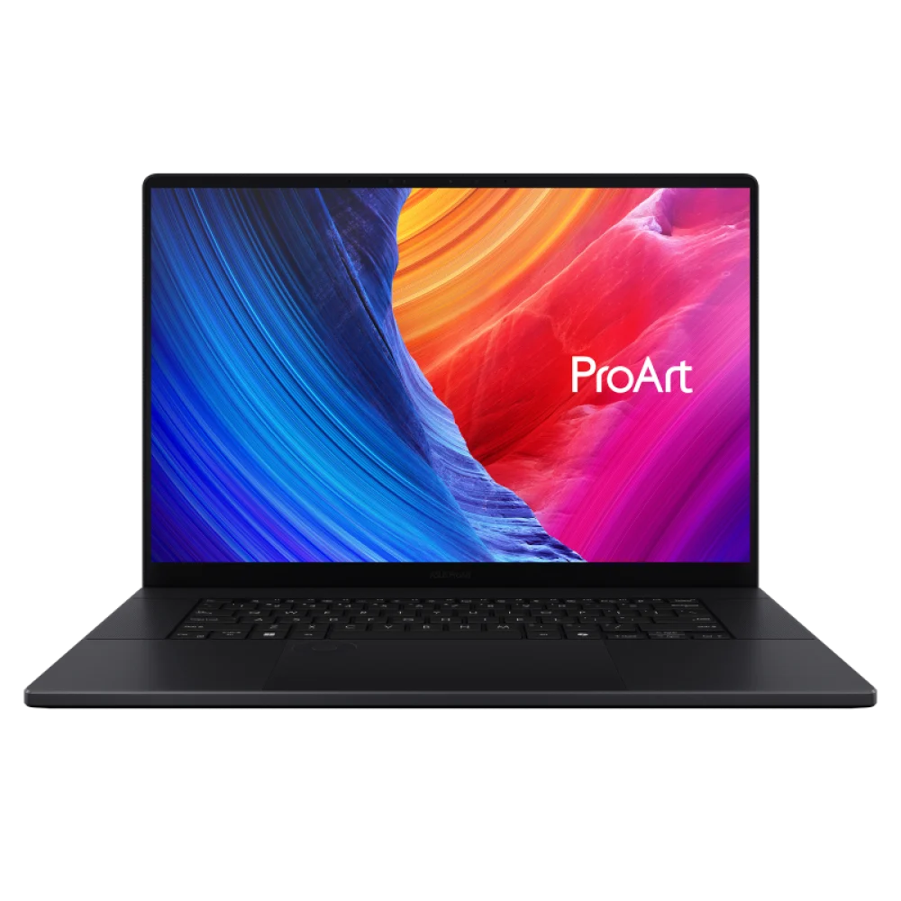 LAPTOP ASUS PROART P16 H7606WM, 16.0 PULGADAS WQXGA 2880X1800, AI RYZEN 9 HX 370, 32GB RAM, 1TB PCIE G4 SSD, NV RTX5060, 8GB, WINDOWS PRO 11, 1 AÑO DE GARANTÍA.