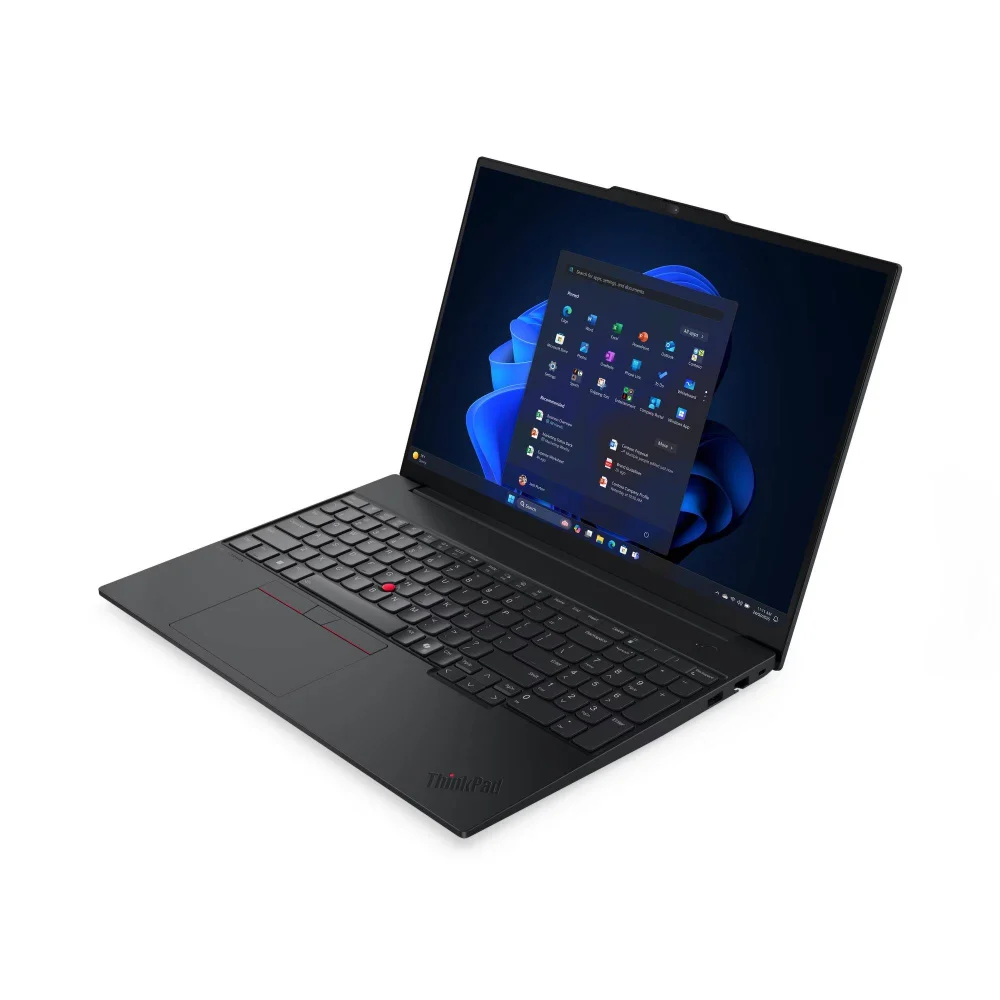LAPTOP LENOVO THINKPAD E16 GEN 3 / CORE ULTRA 7 255H 5.1GHZ / 16GB DDR5 / 512GB SSD / 16 WUXGA 1920X1200 / NEGRO / WIN 11 PRO / 1YR EN SITIO