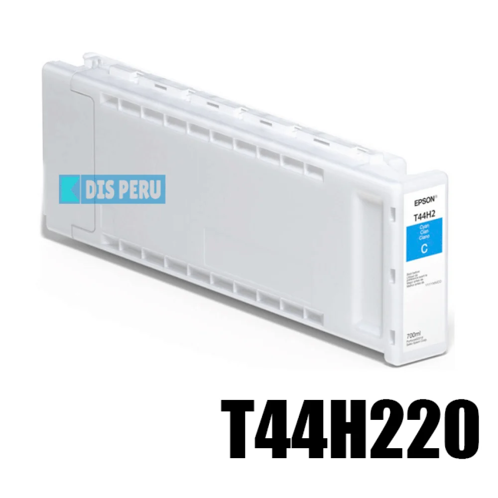 CARTUCHO EPSON MODELO T44H ULTRACHROME PRO12 CYAN, PARA PLOTTER P7570 Y P9570 (700ML)