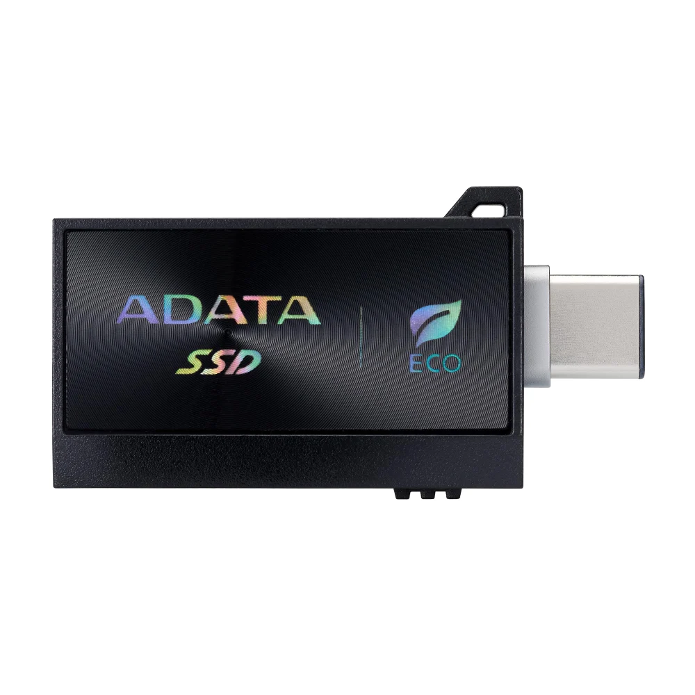 UNIDAD DE ESTADO SOLIDO SSD EXTERNO ADATA SC730 512GB PORTATIL USB 3.2 GEN 2 TIPO C WINDOWS MAC ANDROID LINUX COLOR NEGRO SC730-512G-CACTI
