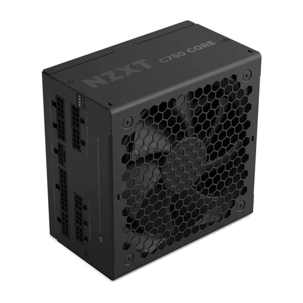 FUENTE DE PODER NZXT C750 GOLD CORE 80PLUS FULLY MODULAR ATX 3.1 POWER SUPPLY US POWER CORD