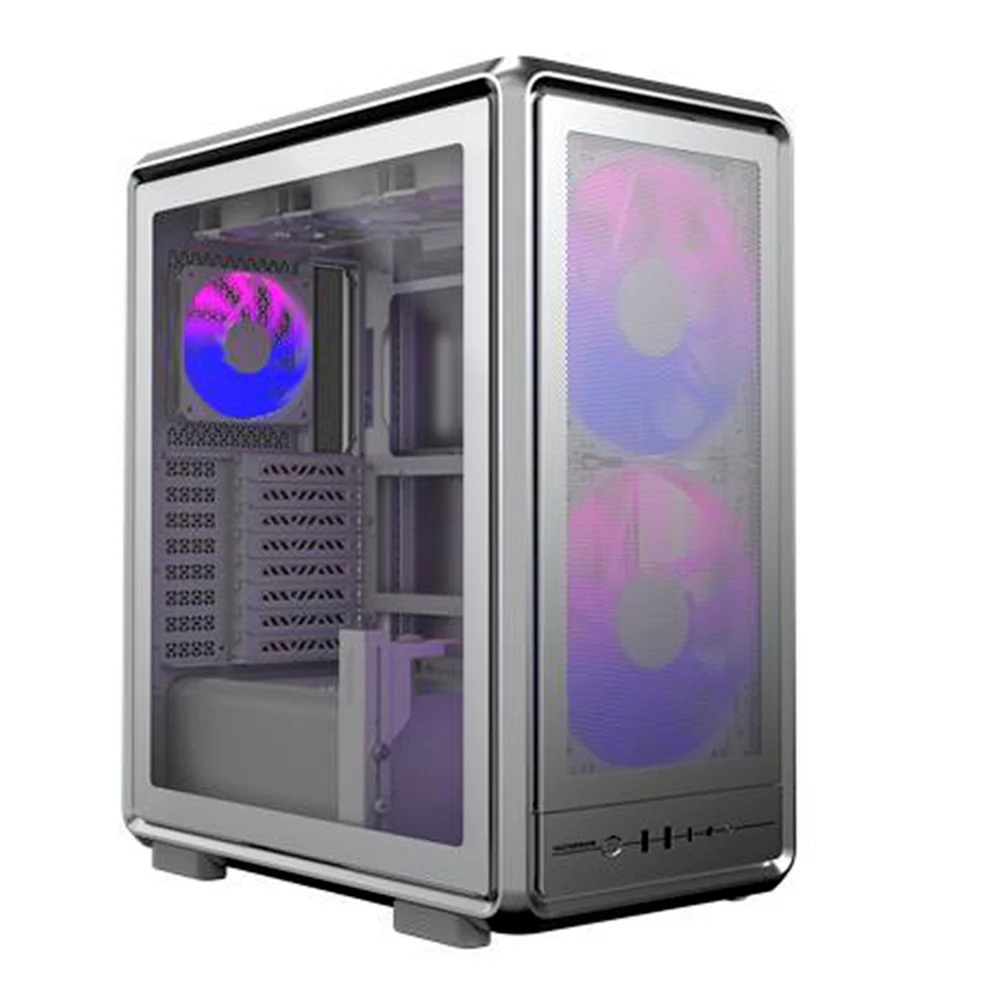 GABINETE COOLER MASTER MASTERFRAME 500 / ARGB / PLATA / MINI-ITX / MINI-DTX / MICRO-ATX, / ATX / E-ATX*/ SSI-CEB* (*SOPORTE CONDICIONAL)