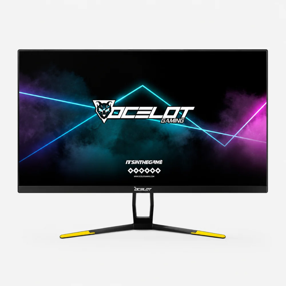 MONITOR OCELOT GAMING OM27-03 / 27 PULGADAS / IPS / PLANO / FULL HD 1920 X 1080 / 240HZ / 1MS / FREESYNC / 1X HDMI 1X DP 1X AUDIO OUT / VESA 75X75 / NEGRO