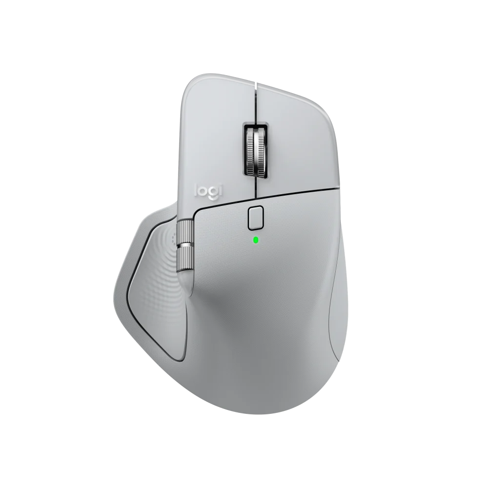 MOUSE LOGITECH MX MASTER 4 INALAMBRICO EASY SWITCH USB LOGI BOLT HASTA 8000 DPI GRIS PALIDO