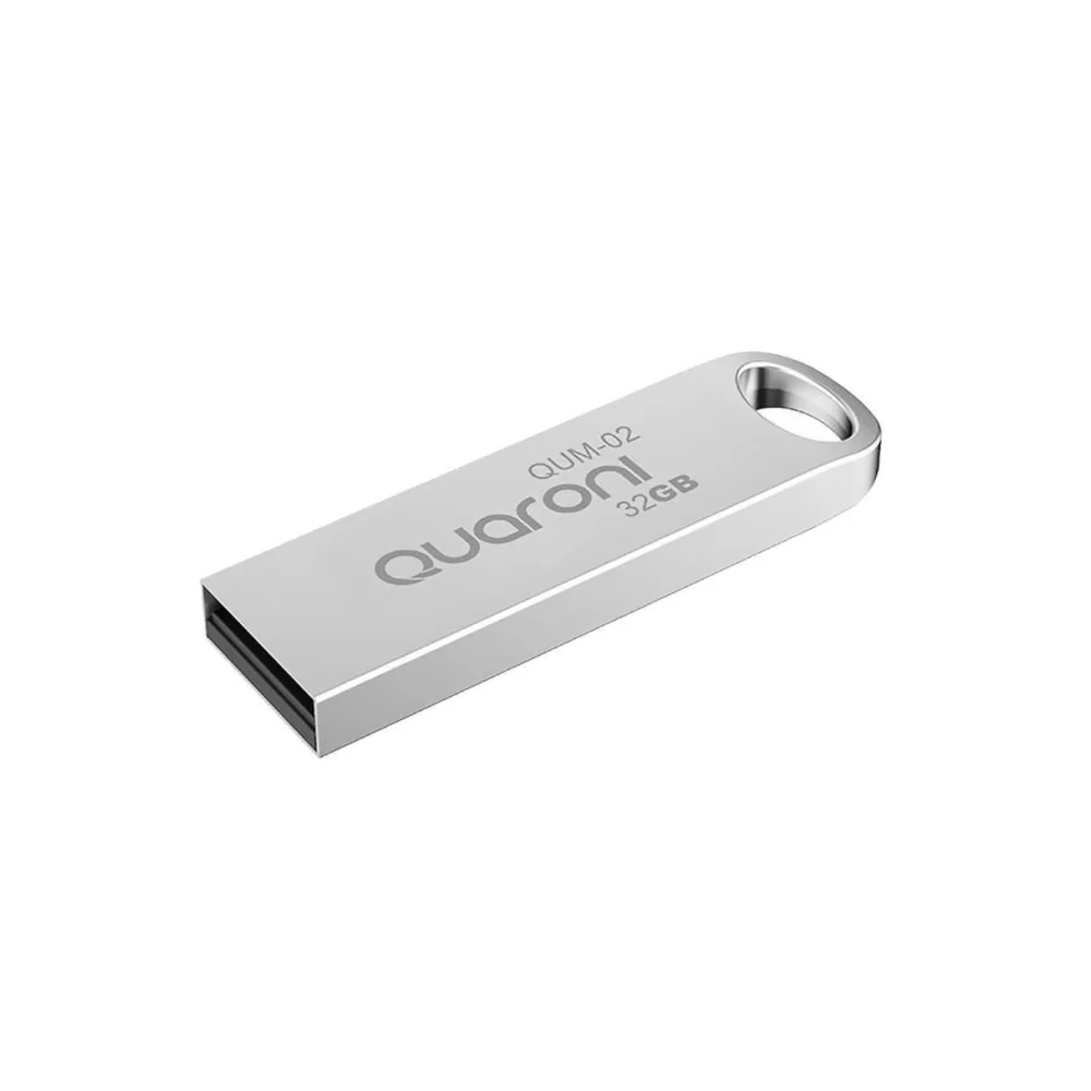 MEMORIA QUARONI 32GB USB METALICA USB 2.0 COMPATIBLE CON ANDROID/WINDOWS/MAC