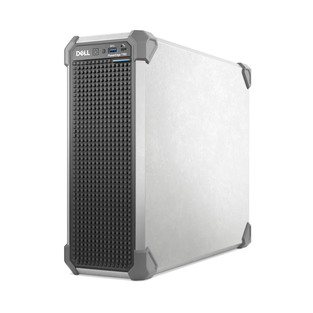 SERVIDOR DELL POWEREDGE /TORRE/ T160/ INTEL XEON 6315P/ 4 CORES-2.8GHZ / 16GB DE RAM / HDD 2TB SATA / SIN SISTEMA OPERATIVO/ 3 BAHIAS PARA DISCOS 3.5- CABLEADO/ 1 AÑO DE GARANTIA BASICA