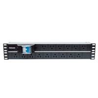 BARRA PDU,INTELLINET,714075, 15 CONT. GAB / RACK 19, 2U, CONTRA CORTO CIRCUITO