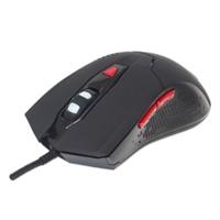 MOUSE OPTICO GAMING,MANHATTAN,176071, USB 6 BOTONES NEGRO C / LUZ