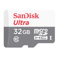 MEMORIA SANDISK MICRO SDHC 32GB ULTRA 100MB / S CLASE 10 C / ADAPTADOR SDSQUNR-032G-GN3MA