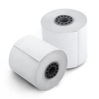 PAQUETE ROLLO PAPEL TERMICO GHIA 80X70 MM  / 10 PIEZAS  / PARA IMPRESORAS DE 80MM  /  /  REACCION NEGRO