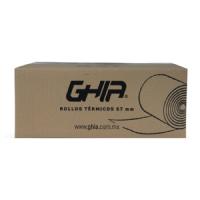 CAJA ROLLO PAPEL TERMICO GHIA 57X40 MM  / 50 PIEZAS  / PARA IMPRESORAS DE 58MM  /  /  REACCION NEGRO