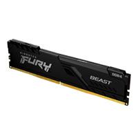 MEMORIA KINGSTON UDIMM DDR4 8GB 3200MHZ FURY BEAST CL16 288PIN 1.35V C / DISIPADOR DE CALOR P / PC / GAMER / ALTO RENDIMIENTO KF432C16BB / 8