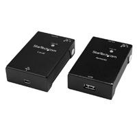 EXTENSOR DE USB 2.0 A TRAVéS DE CABLE (RJ45) CAT5E / CAT6 - HASTA 50M - KIT ADAPTADOR EXTENSOR DE ALTA VELOCIDAD DE PUERTO USB - ALIMENTADO - 480MBPS - EN METAL - STARTECH.COM MOD. USB2001EXTV