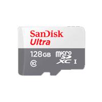 MEMORIA SANDISK MICRO SDXC 128GB ULTRA 100MB / S CLASE 10 C / ADAPTADOR SDSQUNR-128G-GN3MA