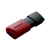MEMORIA KINGSTON 128GB USB 3.2 GEN 1 ALTA VELOCIDAD / DATATRAVELER EXODIA M ROJO C / TAPA MÓVIL (DTXM / 128GB)