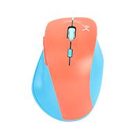 MOUSE INALAMBRICO 1600 DPI ERGONOMICO SILENCIOSO CONECTOR USB PERFECT CHOICE THUMB - AZUL / MAMEY