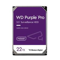 DISCO DURO INTERNO WD PURPLE PRO 22TB 3.5 ESCRITORIO SATA3 6GB / S 512MB 7200RPM 24X7 IA DVR NVR 1-16 BAHIAS 1-64 CAMARAS WD221PURP