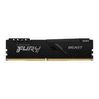 MEMORIA KINGSTON DIMM DDR4 32GB 3200MHZ FURY BEAST BLACK XMP CL16 288PIN 1.35V C / DISIPADOR DE CALOR P / PC / GAMER / ALTO RENDIMIENTO KF432C16BB / 32