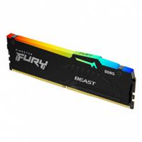 MEMORIA RAM KINGSTON FURY BEAST DDR5 BLACK 16GB 5200MHZ CL40 RGB (KF552C40BBA-16)