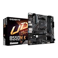 MB GIGABYTE AMD B550M K S-AM4 5A GEN / 4X DDR4 3200 / DP / HDMI / M.2 / 4X USB 3.2 / MICRO ATX / GAMA MEDIA / GAMER