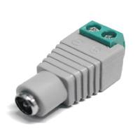 CONECTOR DE ENERGIA /  SAXXON /  PSUBR13H - BOLSA DE 10 CONECTORES HEMBRA PARA FUENTES DE ALIMENTACIÓN /  TERMINALES TIPO TORNILLO POSITIVO Y NEGATIVO /  RESISTENTE A LA OXIDACIÓN