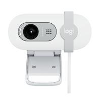 WEBCAM LOGITECH BRIO 100 BLANCO FHD 1080 A 30 FPS 58° RIGHTLIGHT 2, MICROFONO USB-A WIN /   MAC / CHROME
