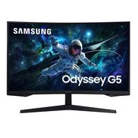 MONITOR LED SAMSUNG 32 PULGADAS,WIDESCREEN, ODISSEY, G5, QHD, 2.560 X 1.440, GAMER, CURVE, NEGRO,16:9,165 HZ, 1 MS, PANEL VA, FREESYNC, 1 DP, 2 HDMI ,VESA 75, AUTO SOURCE SWITCH+