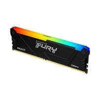 MEMORIA KINGSTON FURY BEAST RGB BLACK XMP /   DDR4  / 32GB / 3200MT / S / DIMM / CL16 (KF432C16BB2A / 32)