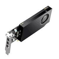 TARJETA DE VIDEO PNY NVIDIA QUADRO A400 / PCIE X16 3.0 / 4 GB / GDDR6 / 3X MINIDP 1.4 / BAJO PERFIL / GAMA MEDIA / DISEÑO