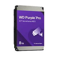 DISCO DURO INTERNO WD PURPLE PRO 8TB 3.5 ESCRITORIO SATA3 6GB / S 256MB 7200RPM 24X7 IA DVR NVR 1-16 BAHIAS 1-64 CAMARAS (WD8002PURP)