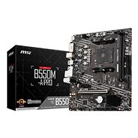 MB MSI B550 AMD S-AM4 4A GEN/2XDRR4 3200MHZ/PCIE 4.0/HDMI/DVI/4XUSB 3.2/M.2/MICRO ATX/GAMA MEDIA