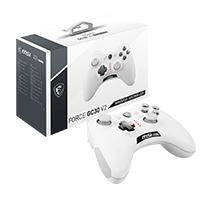 GAME PAD FORCE GC30 V2 WHITE MSI USB / WINDOWS / ANROID 4.1 / VIBRACION 8 HORAS DE JUEGO