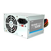 FUENTE DE PODER ACTECK  BLAZAR BASIC FT500B / ATX / 500 W /  VENTILADOR 120 MM / BAJO NIVEL DE RUIDO / 1 AÑO DE GARANTIA / METALICO / AC-938150