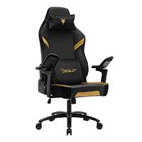 SILLA OCELOT GAMING OS-KING / VINIPIEL Y TERCIOPELO / BASE METALICA AJUSTABLE / DESCANSABRAZOS 5D / PISTON CLASE 4 / RECLINABLE 90-155 GRADOS / HASTA 150KG / COJINES LUMBAR Y CERVICAL / COLO