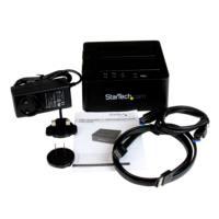 BASE CLONADORA DOCK STATION USB 3.0 Y ESATA COPIADORA DE UNIDADES DE DISCO SATA 6GBPS DE 2.5 Y 3.5 PULGADAS - CLONADOR AUTONOMO - STARTECH.COM MOD. SDOCK2U33RE