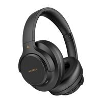 AUDIFONOS ACTECK HYPE EPIC HP750 / DIADEMA / INALAMBRICOS / DUAL BT - AUX 3.5 MM / BATERIA 75 HRS / MICROFONO OMNIDIRECCIONAL / CANCELACION DE RUIDO / BOCINAS 40 MM 20 HZ A 20 KHZ / NEGRO / 