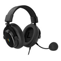 AUDIFONOS GAMER BALAM RUSH AVIATOR EXPERT HA777 / ALAMBRICOS USB- 3. 5 MM / DIADEMA / PC - DISP. MOVILES - CONSOLA / MICROFONO OMNIDIRECCIONAL / ILUMINACION RGB / SONIDO ESTEREO / NEGRO / BR