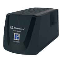 REGULADOR DE VOLTAJE KOBLENZ ER-2250, 2250 VA / 1000 W, 8 CONTACTOS NEMA 5-15R, LUZ LED, DISYUNTOR TERMICO. 5 AÑOS DE GARANTA, POLIZA DE SEGURO POR 10,000 USD EN EQUIPO CONECTADO. SKU 00-158