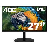 MONITOR LED AOC 27B35H3 / COLOR NEGRO / PANEL IPS 27 / HDMI Y VGA / ASPECTO 16:9 / TIEMPO DE RESPUESTA 1MS / 120HZ / FULL HD 1920X1080 / VESA 100X100 MM / CONTRASTE 20,000,0001 / BRILLO 300 
