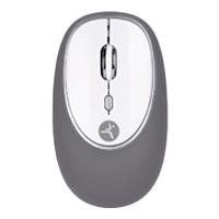 MOUSE - TECHZONE - TZACMOI16 - INALAMBRICO USB A - BATERIA AAA - ALCANCE 10M -  SILICON RELLENO DE GEL -  REDUCTOR DE ESTRÉS -  2.4GHZ  - OPTICO - 1200 DPIS - 2 BOTONES + SCROLL -  BLANCO/GR