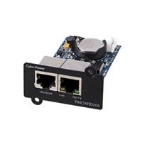 TARJETA DE MONITOREO REMOTO (RMCARD205) CYBERPOWER SNMP/HTTP. PARA FAMILIA OR, PR Y OL. 3 AÑOS DE GARANTIA.